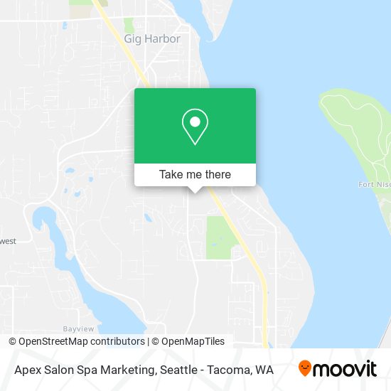 Apex Salon Spa Marketing map