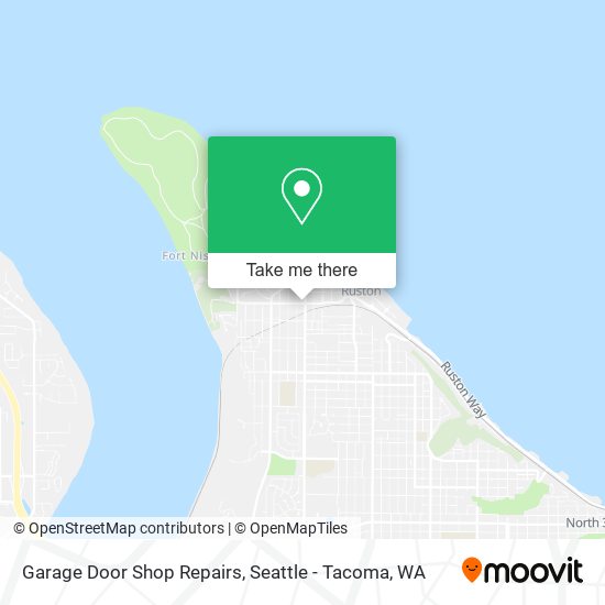 Garage Door Shop Repairs map