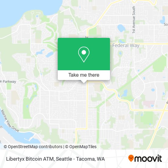 Mapa de Libertyx Bitcoin ATM