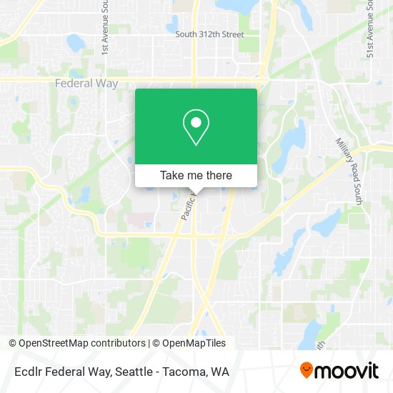 Mapa de Ecdlr Federal Way