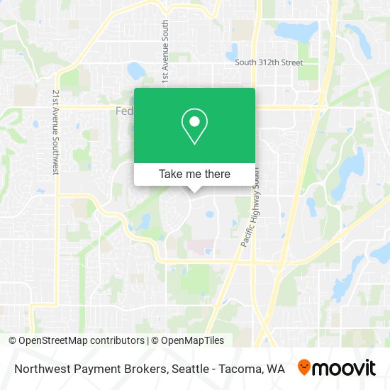 Mapa de Northwest Payment Brokers