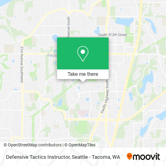 Defensive Tactics Instructor map