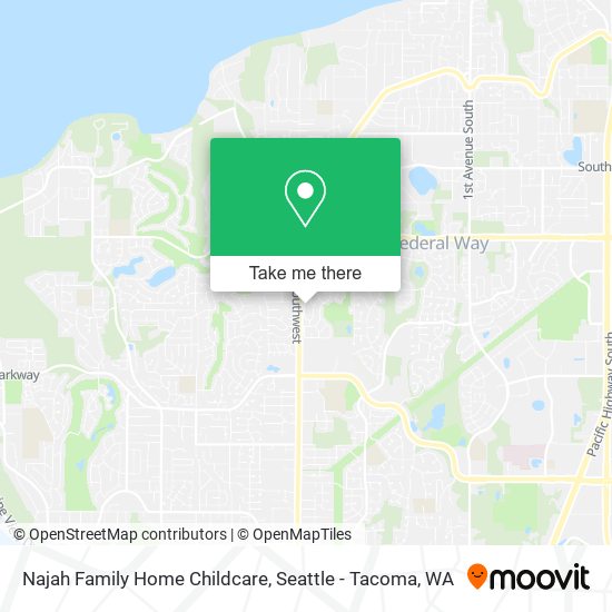 Mapa de Najah Family Home Childcare