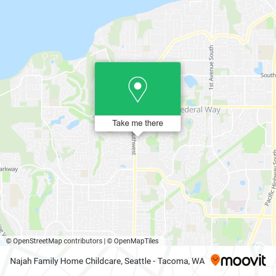 Najah Family Home Childcare map