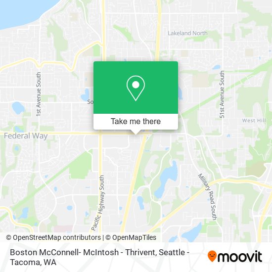 Mapa de Boston McConnell- McIntosh - Thrivent