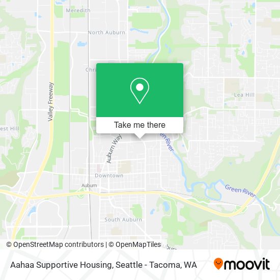 Mapa de Aahaa Supportive Housing