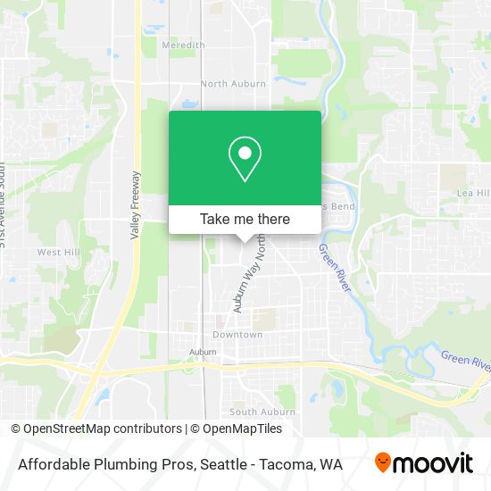 Affordable Plumbing Pros map