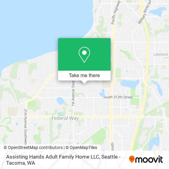 Mapa de Assisting Hands Adult Family Home LLC