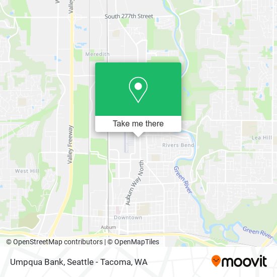 Umpqua Bank map