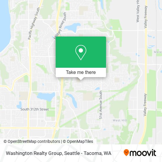 Mapa de Washington Realty Group