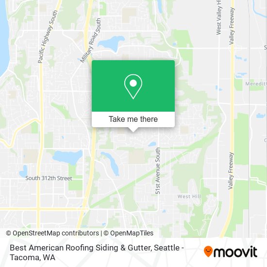 Mapa de Best American Roofing Siding & Gutter