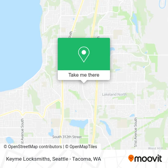 Keyme Locksmiths map