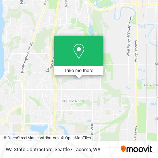 Wa State Contractors map