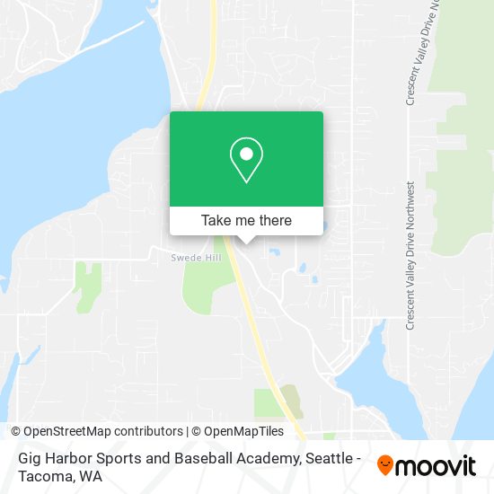 Mapa de Gig Harbor Sports and Baseball Academy