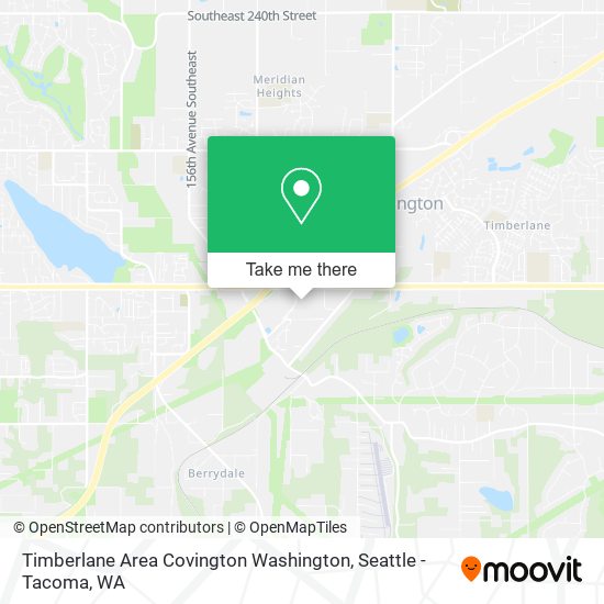 Mapa de Timberlane Area Covington Washington