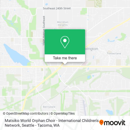 Matsiko World Orphan Choir - International Children's Network map