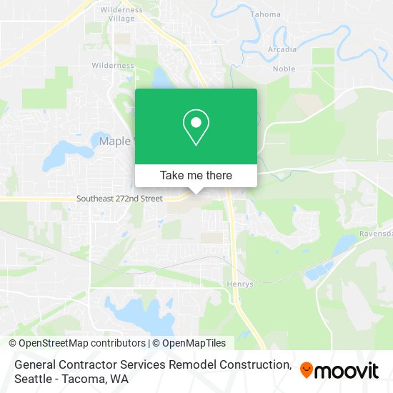 Mapa de General Contractor Services Remodel Construction