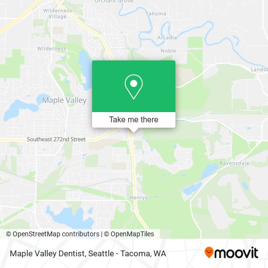 Maple Valley Dentist map