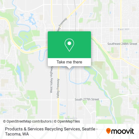 Products & Services Recycling Services map