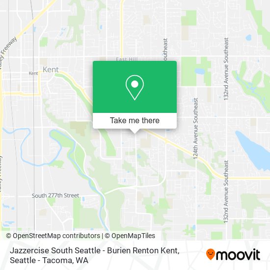 Mapa de Jazzercise South Seattle - Burien Renton Kent