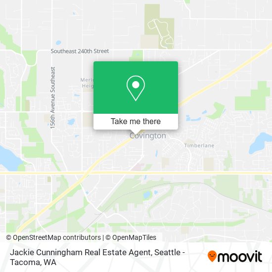 Jackie Cunningham Real Estate Agent map