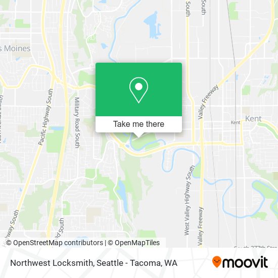 Mapa de Northwest Locksmith