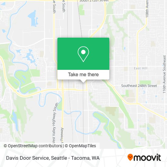 Mapa de Davis Door Service