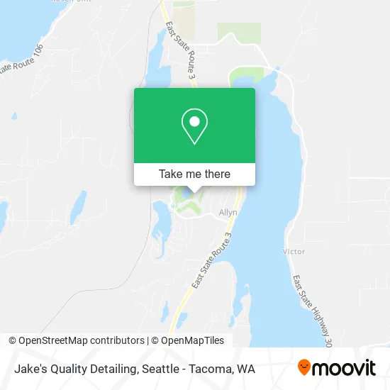 Jake's Quality Detailing map