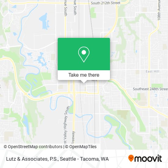 Lutz & Associates, P.S. map