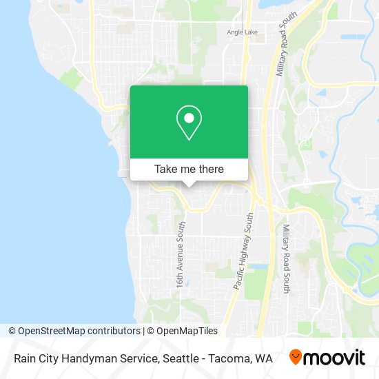 Rain City Handyman Service map