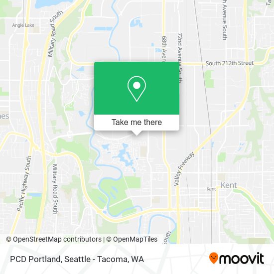 PCD Portland map