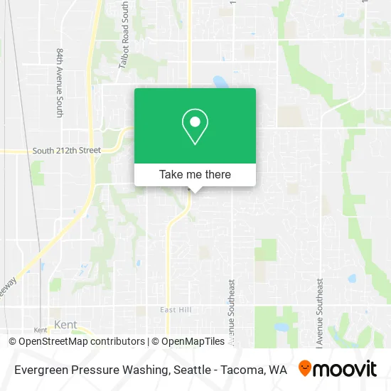 Evergreen Pressure Washing map
