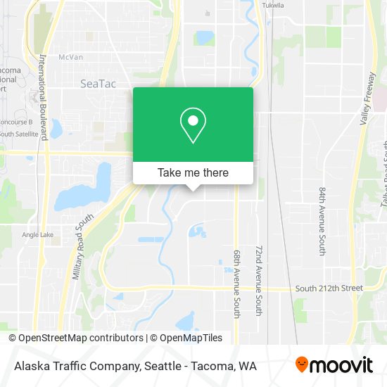 Mapa de Alaska Traffic Company