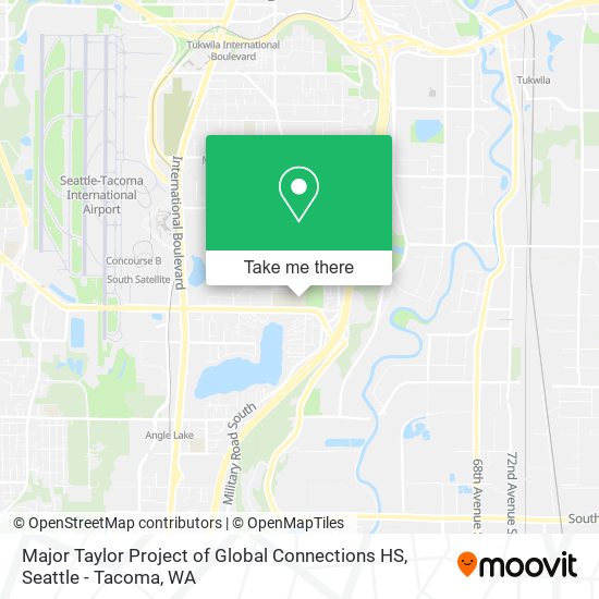 Major Taylor Project of Global Connections HS map