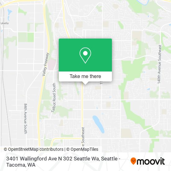3401 Wallingford Ave N 302 Seattle Wa map