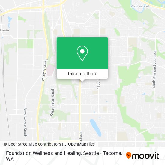 Foundation Wellness and Healing map
