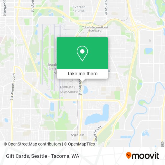 Gift Cards map