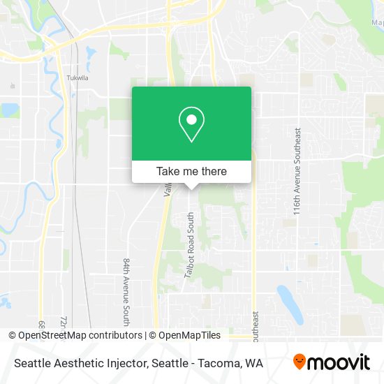 Seattle Aesthetic Injector map