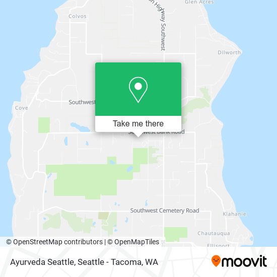 Ayurveda Seattle map