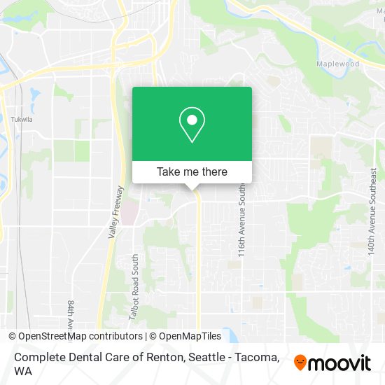 Mapa de Complete Dental Care of Renton