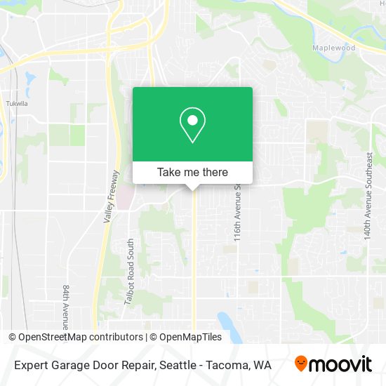 Expert Garage Door Repair map