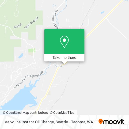 Mapa de Valvoline Instant Oil Change