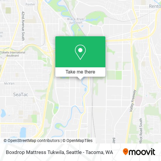 Boxdrop Mattress Tukwila map