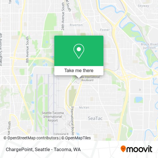 Mapa de ChargePoint