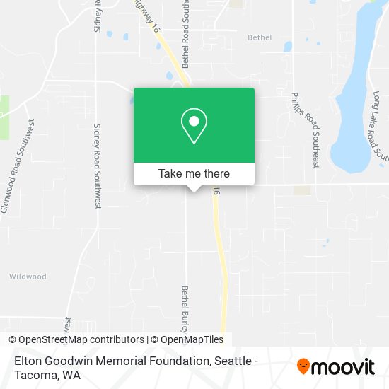 Elton Goodwin Memorial Foundation map