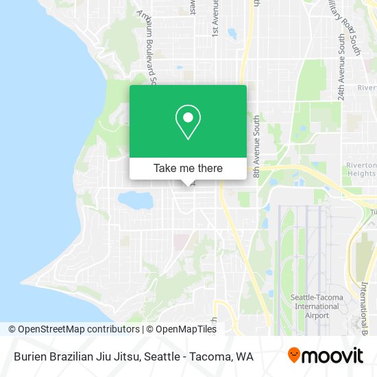 Mapa de Burien Brazilian Jiu Jitsu