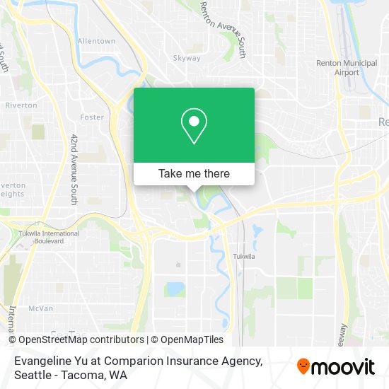 Mapa de Evangeline Yu at Comparion Insurance Agency