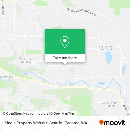 Single Property Website map