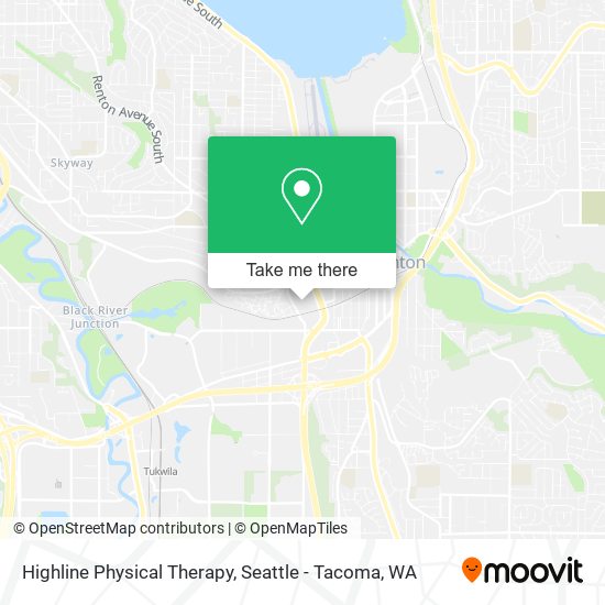 Highline Physical Therapy map