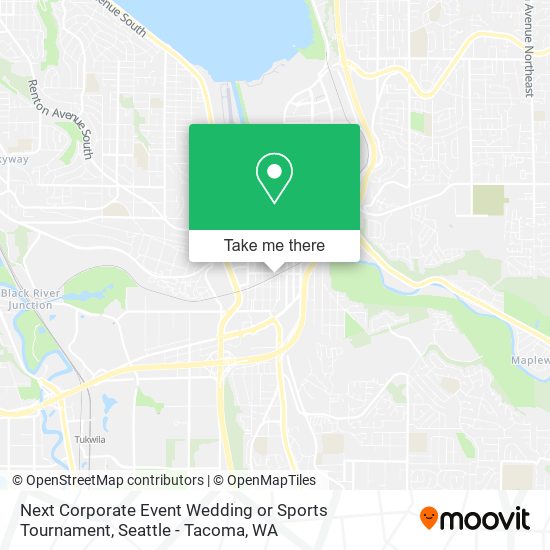 Mapa de Next Corporate Event Wedding or Sports Tournament